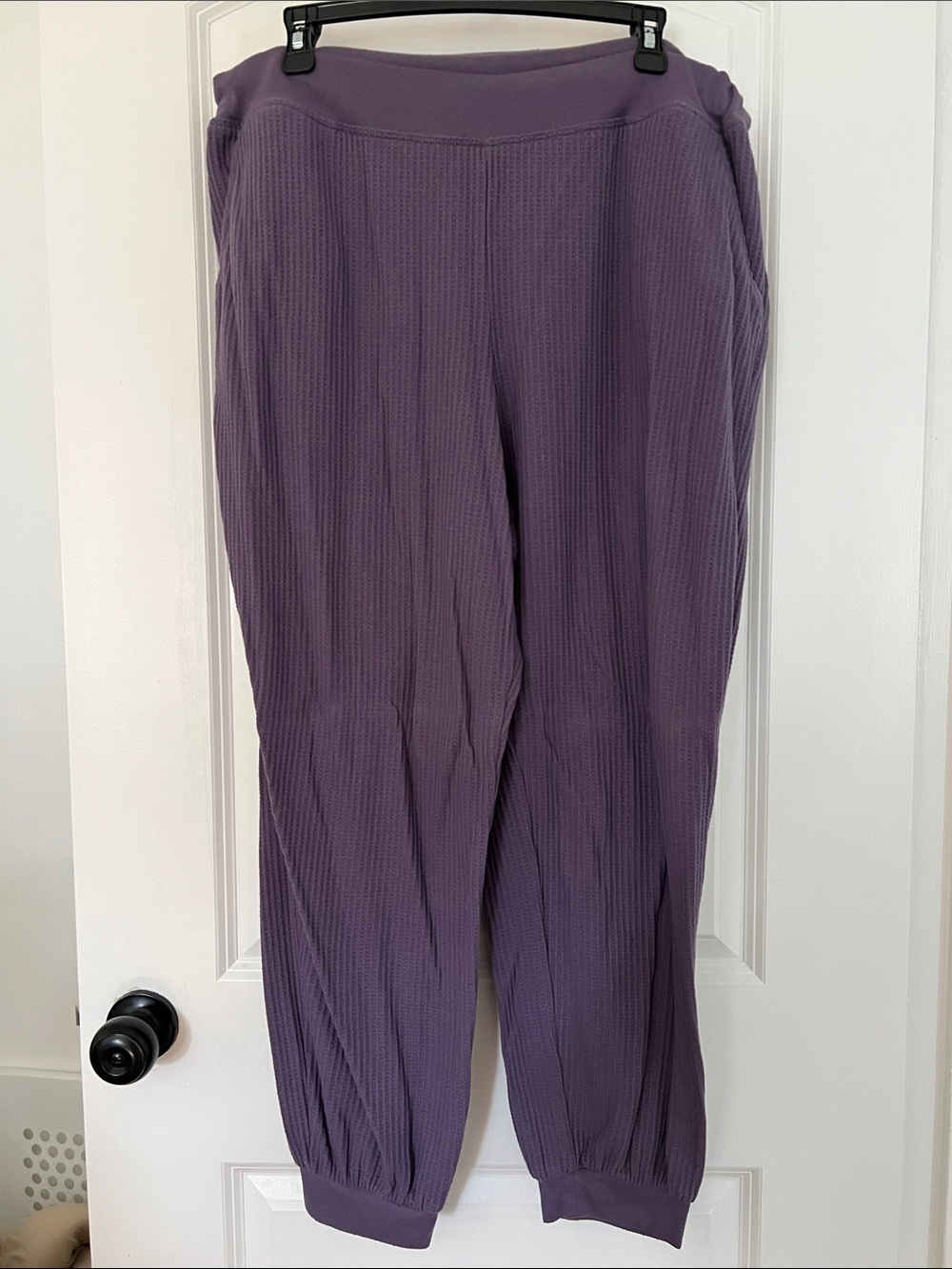 Old Navy Purple Waffle Knit Jogger Pants